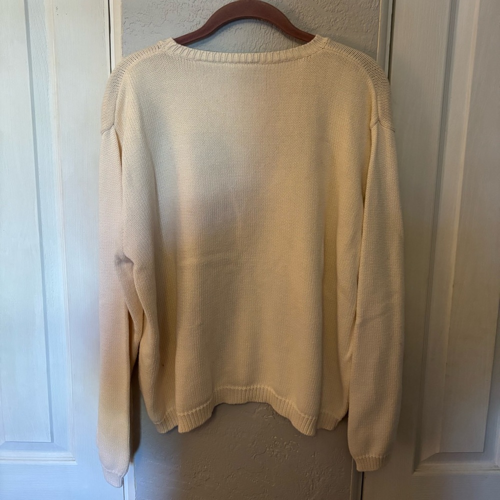 Vintage Liz Claiborne LizGolf Golf Sweater Size Large - Picture 2 of 6